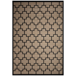 Liora Manne Katonah Tile Indoor Outdoor Area Rug Natural