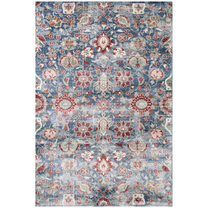 Liora Manne Marais Sarouk Indoor Rug Blue 9'2" x 12'3"