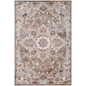 Liora Manne Marais Medallion Indoor Rug Beige 9'2" x 12'3"