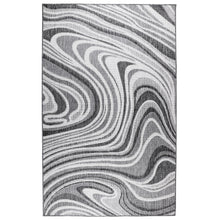 Load image into Gallery viewer, Liora Manne Malibu Waves Indoor Outdoor Area Rug Charcoal