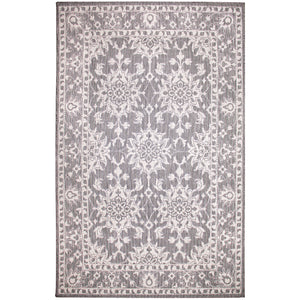 Liora Manne Malibu Kashan Indoor Outdoor Area Rug Silver