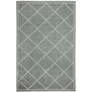 Liora Manne Malibu Checker Diamond Indoor Outdoor Area Rug Green