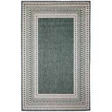 Load image into Gallery viewer, Liora Manne Malibu Etched Border Indoor Outdoor Area Rug Green