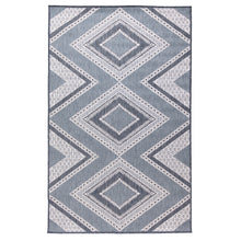 Load image into Gallery viewer, Liora Manne Malibu Diamond Trio Indoor Outdoor Area Rug Navy