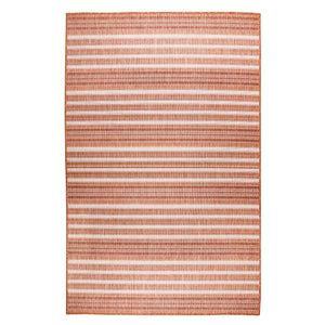 Liora Manne Malibu Faded Stripe Indoor Outdoor Area Rug Clay