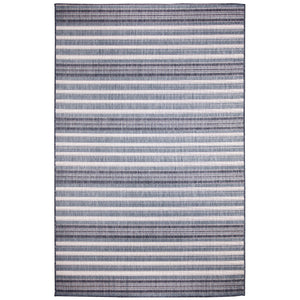 Liora Manne Malibu Faded Stripe Indoor Outdoor Area Rug Navy