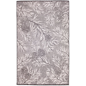 Liora Manne Malibu Pine Indoor Outdoor Area Rug Charcoal