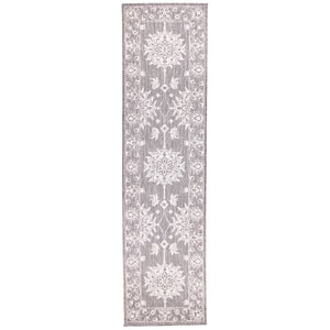 Liora Manne Malibu Kashan Indoor Outdoor Area Rug Silver