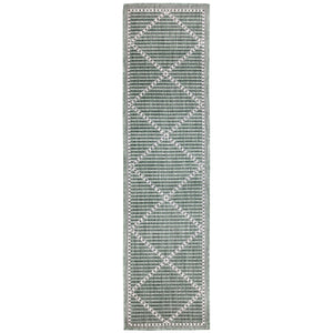 Liora Manne Malibu Checker Diamond Indoor Outdoor Area Rug Green