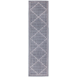 Liora Manne Malibu Checker Diamond Indoor Outdoor Area Rug Navy