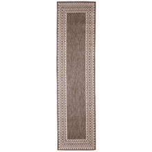 Load image into Gallery viewer, Liora Manne Malibu Etched Border Indoor Outdoor Area Rug Neutral