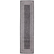 Load image into Gallery viewer, Liora Manne Malibu Etched Border Indoor Outdoor Area Rug Charcoal