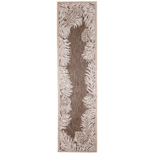 Load image into Gallery viewer, Liora Manne Malibu Pine Border Indoor Outdoor Area Rug Neutral