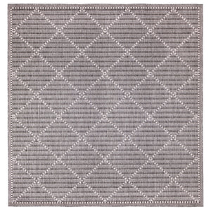 Liora Manne Malibu Checker Diamond Indoor Outdoor Area Rug Charcoal