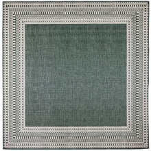 Load image into Gallery viewer, Liora Manne Malibu Etched Border Indoor Outdoor Area Rug Green