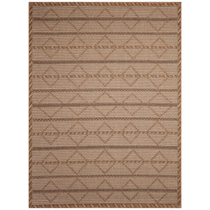Liora Manne Monterey Delicate Diamond Indoor Outdoor Area Rug Black