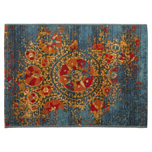 Load image into Gallery viewer, Liora Manne Marina Suzanie Indoor Outdoor Area Rug Blue