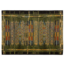 Load image into Gallery viewer, Liora Manne Marina Tribal Stripe Indoor Outdoor Area Rug Green