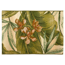 Load image into Gallery viewer, Liora Manne Marina Tropical Leaf Indoor Outdoor Area Rug Cream