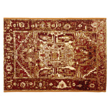 Load image into Gallery viewer, Liora Manne Marina Heriz Indoor Outdoor Area Rug Burgundy