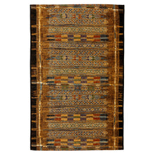 Load image into Gallery viewer, Liora Manne Marina Tribal Stripe Indoor Outdoor Area Rug Gold