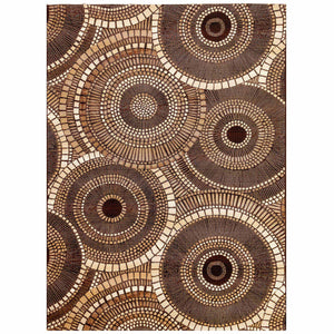 Liora Manne Marina Circles Indoor Outdoor Area Rug Brown