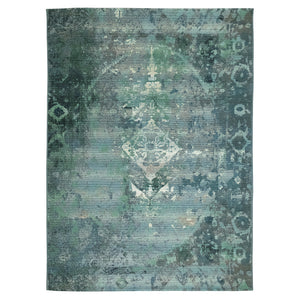 Liora Manne Marina Kermin Indoor Outdoor Area Rug Blue