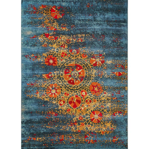 Liora Manne Marina Suzanie Indoor Outdoor Area Rug Blue