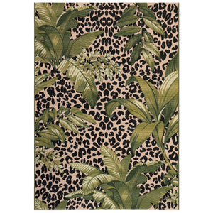 Liora Manne Marina Safari Indoor Outdoor Area Rug Green