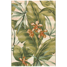 Load image into Gallery viewer, Liora Manne Marina Tropical Leaf Indoor Outdoor Area Rug Cream