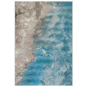 Liora Manne Marina Surf Indoor Outdoor Area Rug Ocean