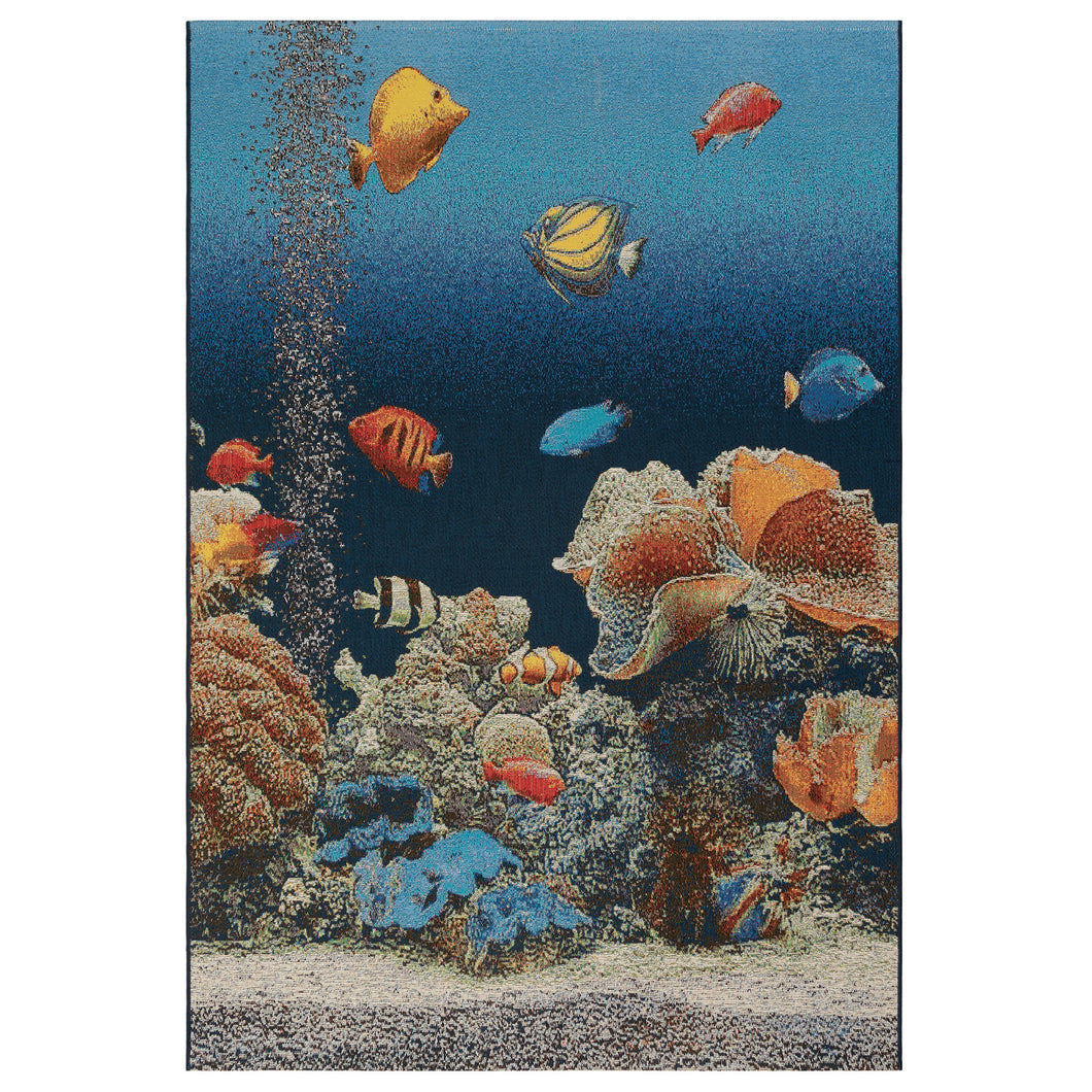 Liora Manne Marina Aquarium Indoor Outdoor Area Rug Ocean