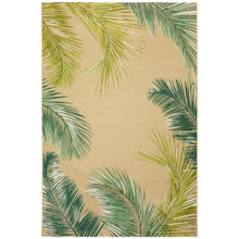 Load image into Gallery viewer, Liora Manne Marina Palm Border Indoor Outdoor Area Rug Sisal