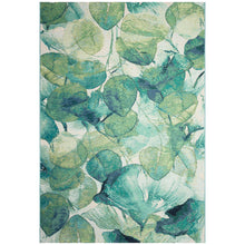 Load image into Gallery viewer, Liora Manne Marina Lotus Indoor Outdoor Area Rug Green