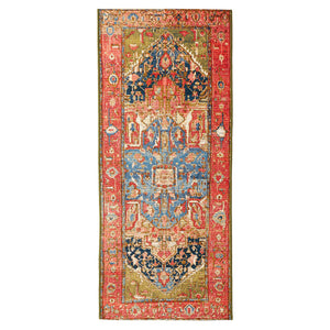 Liora Manne Marina Heriz Indoor Outdoor Area Rug Red