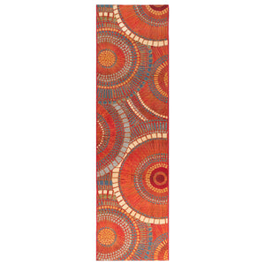 Liora Manne Marina Circles Indoor Outdoor Area Rug Saffron