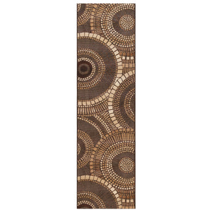 Liora Manne Marina Circles Indoor Outdoor Area Rug Brown