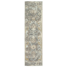 Load image into Gallery viewer, Liora Manne Marina Kashan Indoor Outdoor Area Rug Grey