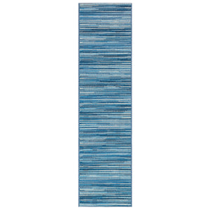 Liora Manne Marina Stripes Indoor Outdoor Area Rug China Blue