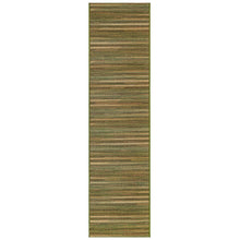 Load image into Gallery viewer, Liora Manne Marina Stripes Indoor Outdoor Area Rug Green