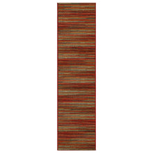 Load image into Gallery viewer, Liora Manne Marina Stripes Indoor Outdoor Area Rug Saffron