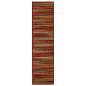 Liora Manne Marina Stripes Indoor Outdoor Area Rug Saffron