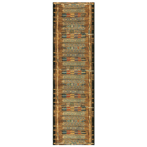 Liora Manne Marina Tribal Stripe Indoor Outdoor Area Rug Gold