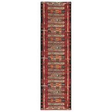 Load image into Gallery viewer, Liora Manne Marina Tribal Stripe Indoor Outdoor Area Rug Red