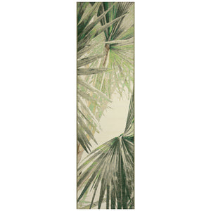 Liora Manne Marina Palm Fan Indoor Outdoor Area Rug Green