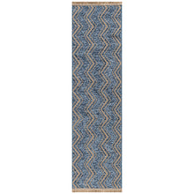 Load image into Gallery viewer, Liora Manne Mercer Zigzag Indoor Area Rug Blue