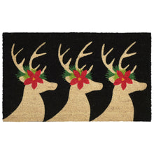 Load image into Gallery viewer, Liora Manne Natura Deer Outdoor Mat Door Black 1&#39;6&quot; x 2&#39;6&quot;