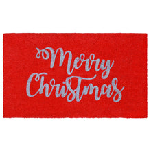 Load image into Gallery viewer, Liora Manne Natura Merry Christmas Outdoor Door Mat Red 1&#39;6&quot; x 2&#39;6&quot;