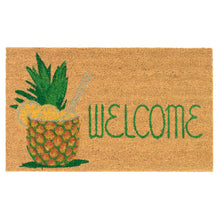 Load image into Gallery viewer, Liora Manne Natura Welcome Pineapple Outdoor Door Mat Natural 1&#39;6&quot; x 2&#39;6&quot;