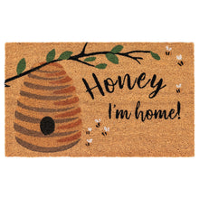 Load image into Gallery viewer, Liora Manne Natura Honey I&#39;m Home Outdoor Door Mat Natural